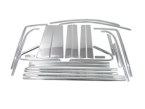 【送料無料】BRIGHTZ ヴォクシー 70 75 超鏡面ステンレスメッキピラーパネル 超鏡面ステンレスメッキウ..