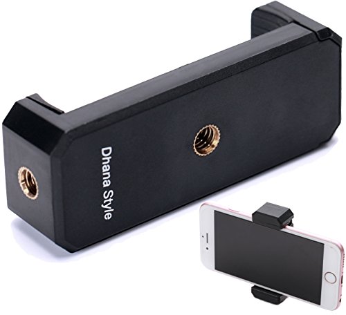 【送料無料】Dhana Style 2way スマートフォン ホルダー 1/4インチ スマホ 三脚 マウント アタッチメン..