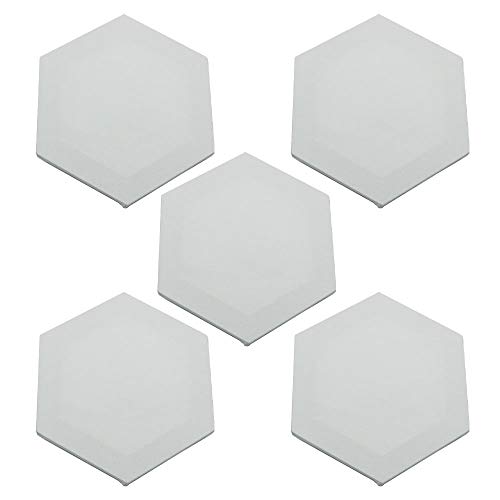 【送料無料】楽Meister ミニキャンバス 張りキャンバス 六角形 5枚セット (20cm) 画材 アクリル画 水彩画 油絵 油彩