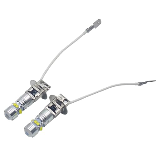 【送料無料】Wellvie classy LEDバルブ H3 H3a 12V 24V 50W LED デイライトホワイト ファッション（2個..