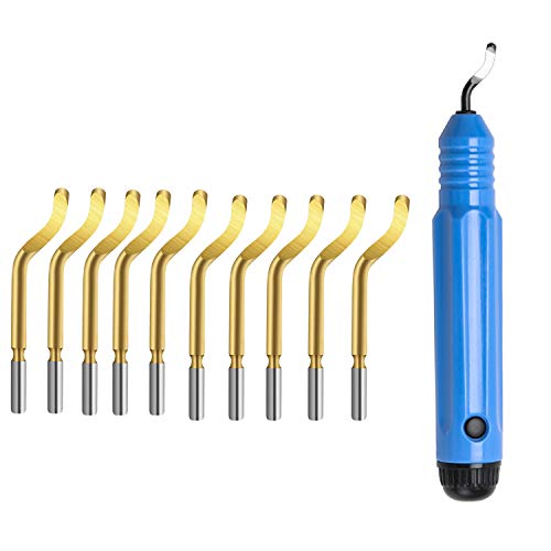 【送料無料】KEWAYO バリ取りツール バリ取りバー バリ取り回転リーマー ブレード替刃 アルミ・鉄・プラスチックのバリ取り用面取りカッター