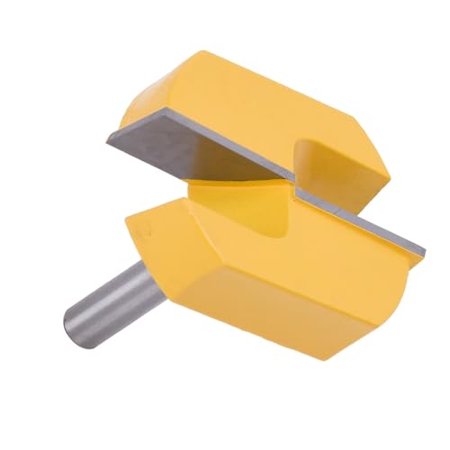 【送料無料】Eujgoov ボトムミリングカッター 木工用ミリングカッター スラブ平坦化ルータービット 平面木工ツール 底面平削り木工フライス（8*57mm）