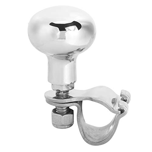 【送料無料】ステアリングホイールノブ ハンドルスピンナー 316ステンレス鋼材質 レンチ付き 補助ブー..