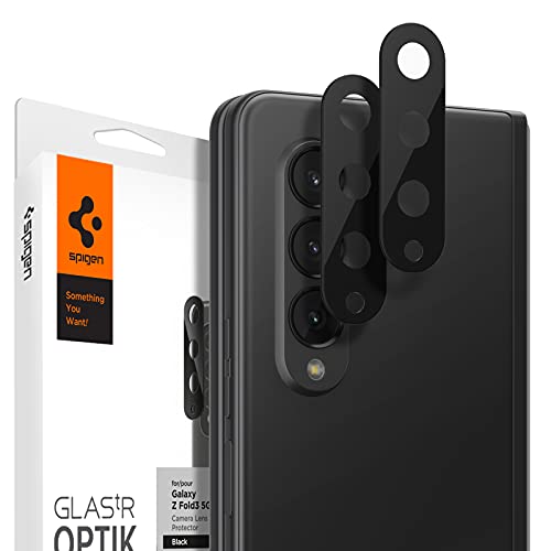 【送料無料】Spigen Glas tR Optik Galaxy Z Fold 3 用 カメラフィルム 保護 ギャラクシー Z Fold3 対..