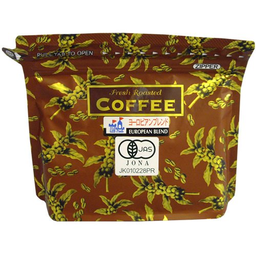 【送料無料】健康フーズ 有機珈琲ヨーロピアンブレンド深煎 180g