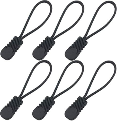 【送料無料】Mast cart ジッパータブ 6個セット ブラック VG8J