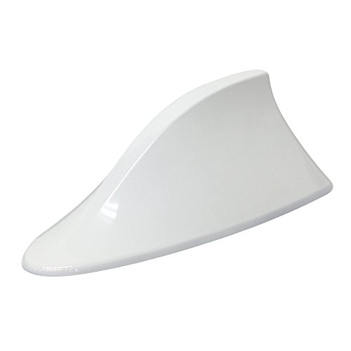 【送料無料】18系 180系 クラウン ブースター内蔵 シャークアンテナ 純正交換 ラジオアンテナ ドルフィンアンテナ ルーフアンテナ ホワイト 白 b