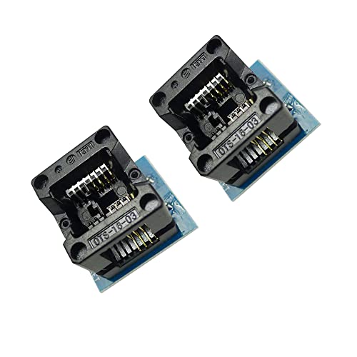 【送料無料】KKHMF 2個 SOP8 に DIP8 プログラマーアダプターソケットコンバーターモジュール150mil