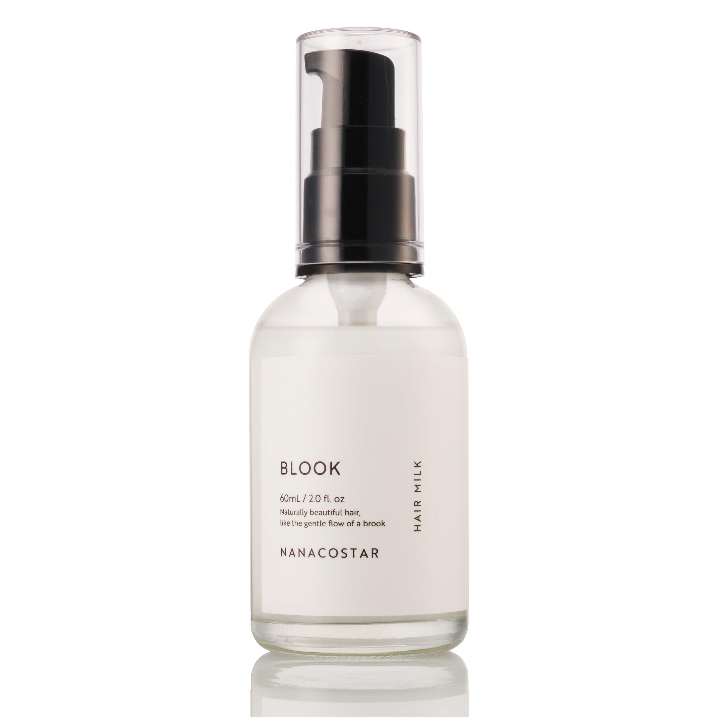 【送料無料】ナナコスター BLOOK ヘアミルク 60ml スタイリングミルク 洗い流さないトリートメント カ..