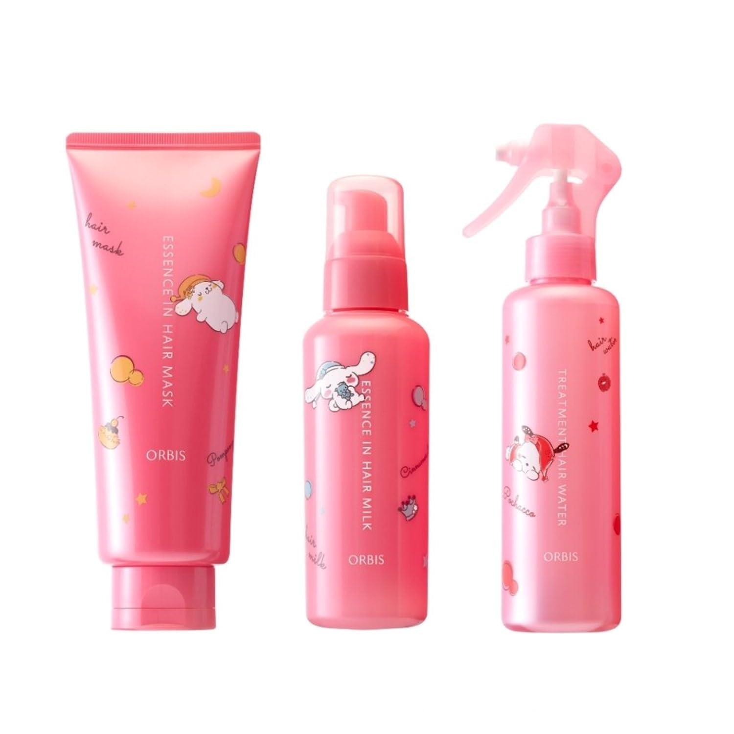 【送料無料】ORBIS(オルビス)ヘアケア 3点セット サンリオキャラクターズ 限定コラボデザイン( ヘアミルク/ヘアウォーター/ヘアマスク )ヘアトリートメン...