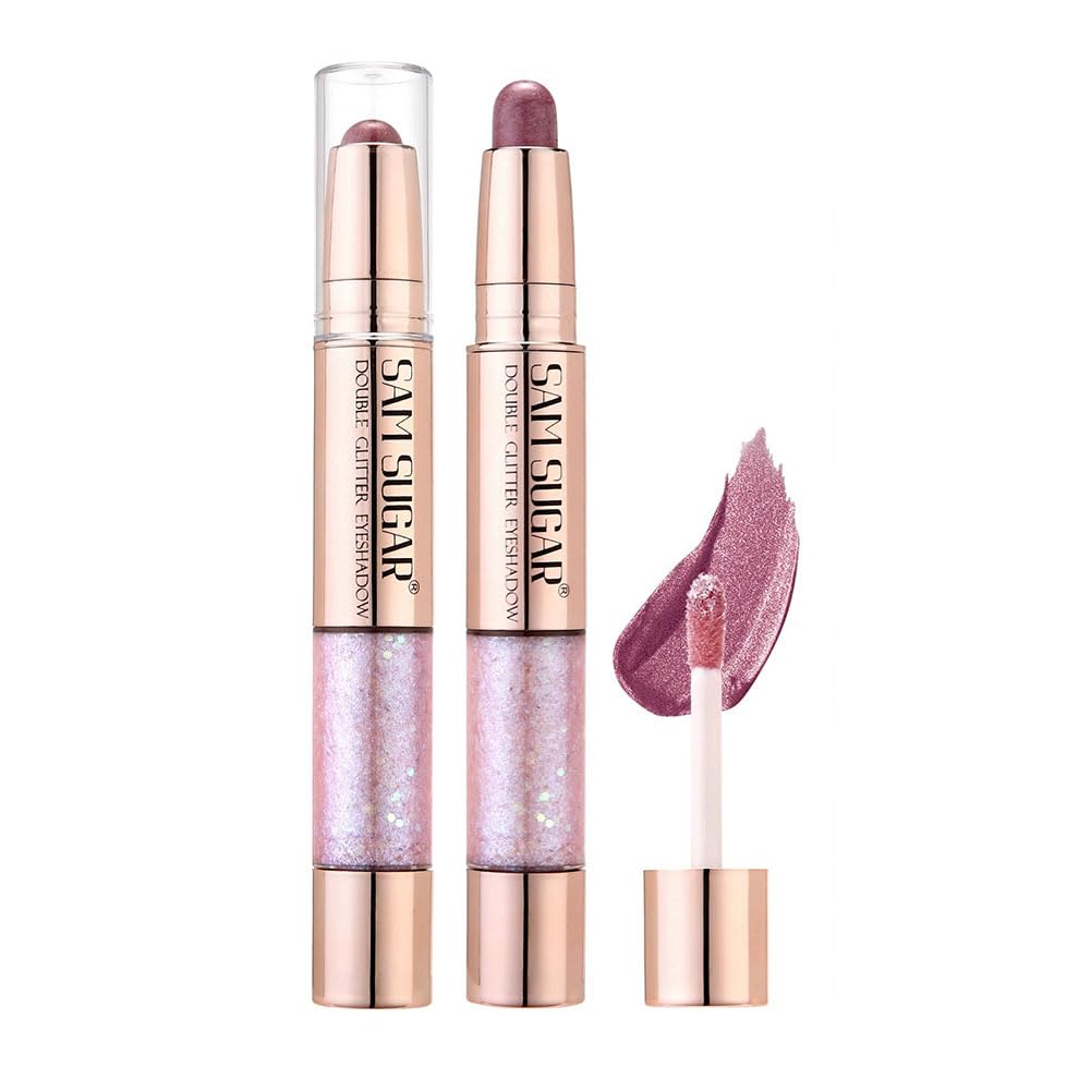 【送料無料】MIRUOKOU アイシャドウスティック、ダブルエンドアイシャドウペンシル、 星のような リキ..