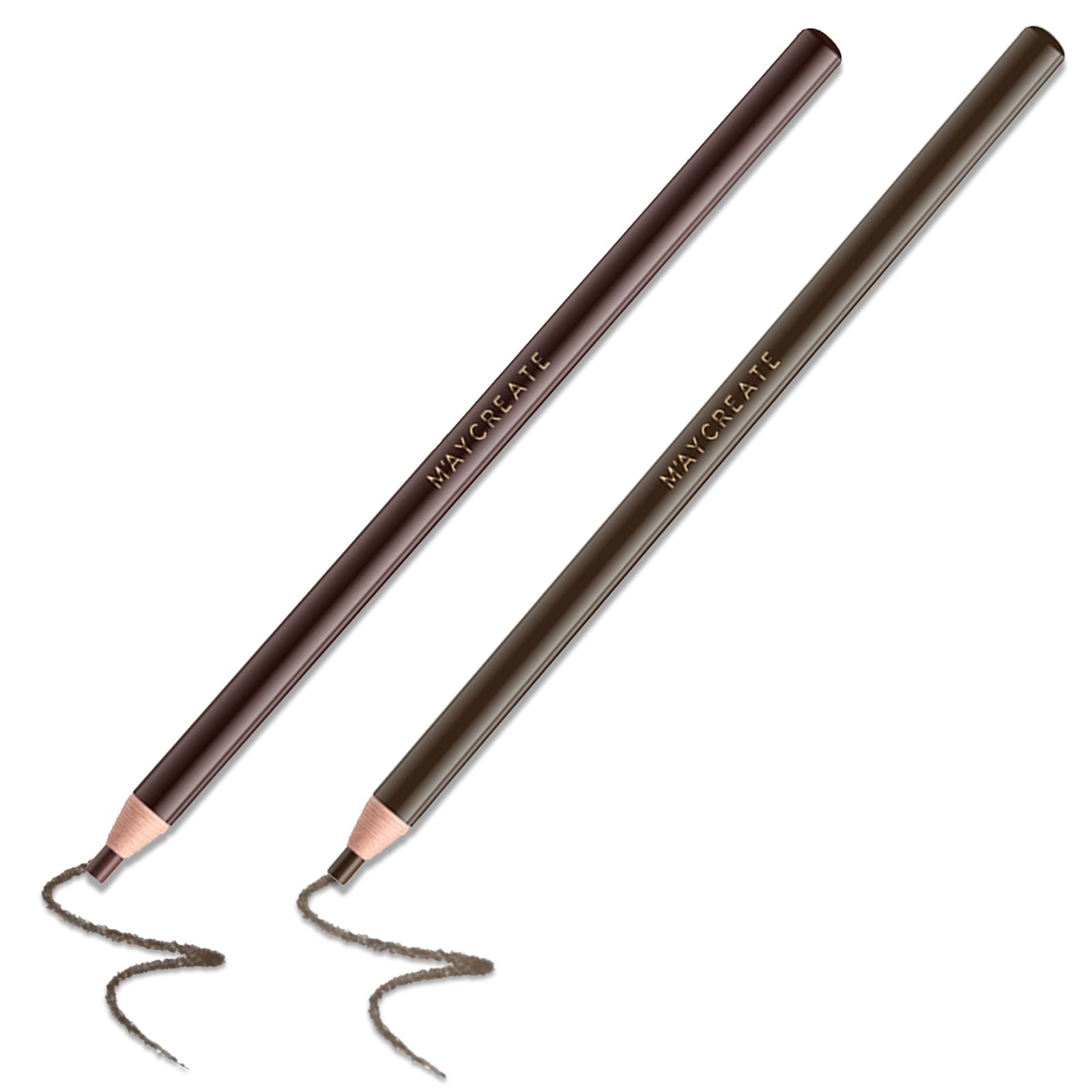 【送料無料】【公式】2個セット 防水アイブロウペンシル 長持ち 防汗 ナチュラルメイク効果 手で切れる防水アイブロウペンシル 長さ18cm 超長持ち 男女兼用 ...