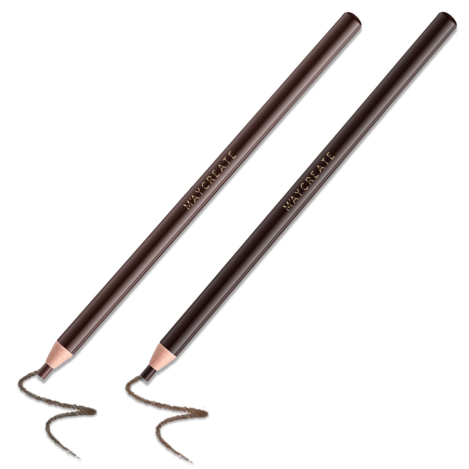 【送料無料】【公式】2個セット 防水アイブロウペンシル 長持ち 防汗 ナチュラルメイク効果 手で切れる防水アイブロウペンシル 長さ18cm 超長持ち 男女兼用 ...