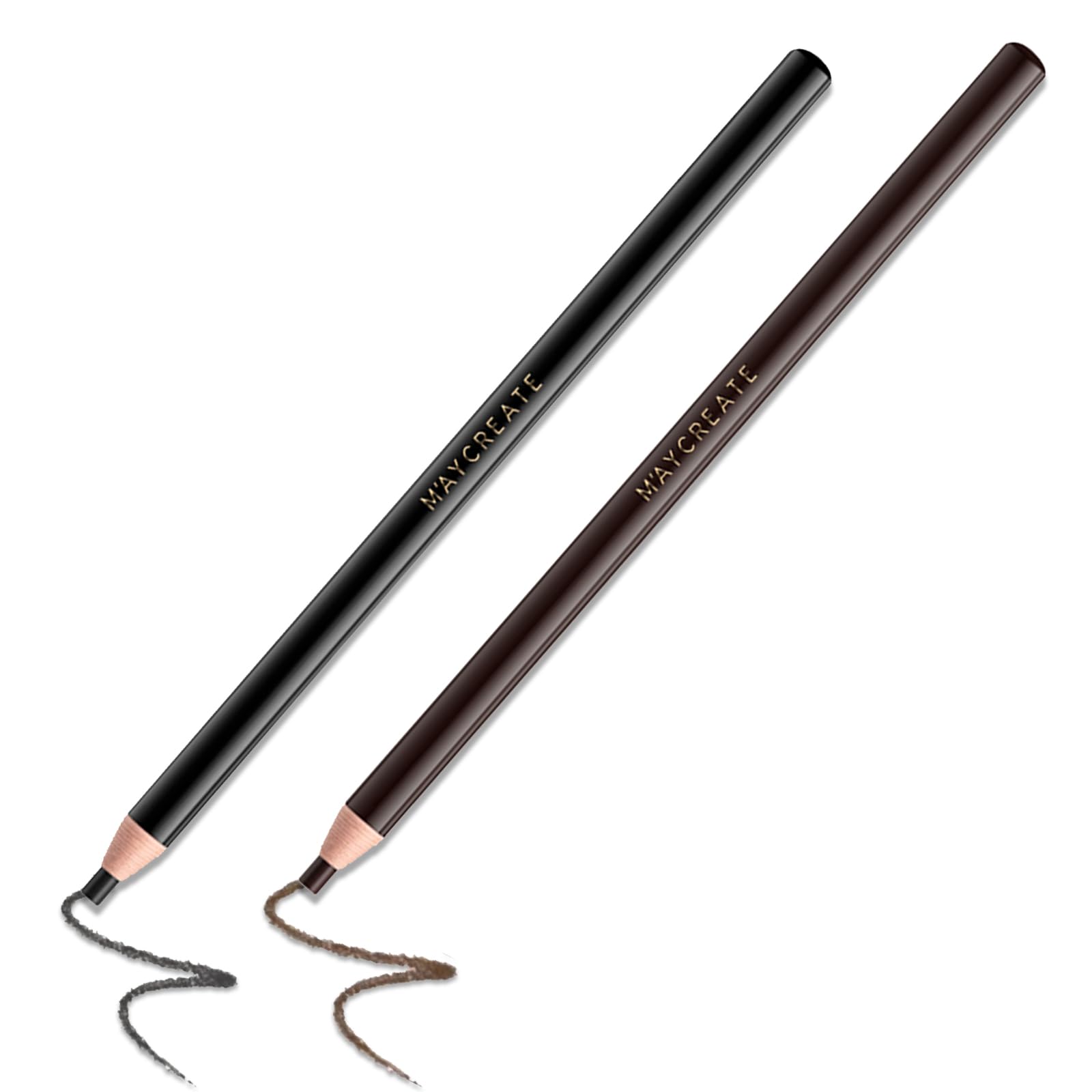 【送料無料】【公式】2個セット 防水アイブロウペンシル 長持ち 防汗 ナチュラルメイク効果 手で切れる防水アイブロウペンシル 長さ18cm 超長持ち 男女兼用 ...