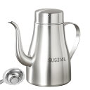 【送料無料】Korekaou オイルポット 油こし器 ドイツ316ステンレス 軽量 丈夫 油ポット 油こし フィルター 残留物を濾過 天ぷら油 油入れ 油処理 キッチン用品 (400ml)