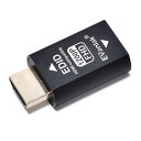 【送料無料】EVanlak(イヴァンラック) HDMI EDIDエミュレーター パススルー 第3世代 プレミアムアルミニウム エミュレーターアダプター不要 Mac ThunderboltからHDMIスイッチ/エクステンダー/AVレシーバー/ビデオスプリッターに対応 1920x1200@59hz