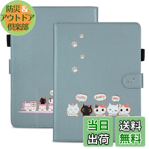 【送料無料】Qribo Lenovo Tab M10 Plus 3rd Gen ケース シンプルなのに可愛いデザイン エンボス加工猫..