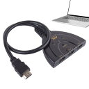 【送料無料】PAVIKE HDMI切替器 3入力1出力 1080p/4K 電源不要 手動 HDMIハブ HDMIセレクター HDMI切り替え HDMI分配器 HDMI拡張 HDMIスイッチャー ゲーム機、レコーダー、パソコン、液晶テレビなどに対応