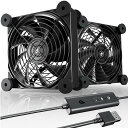 Novonest usbファン 冷却ファン USB扇風機 静音 4段階風量調整 800-1600RPM 12cm 小型扇風機 pc fan 5V 強力 ミニ扇風機「U3UK2」