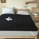 【送料無料】防水敷きパッド セミシングル 介護 80*200cm 吸水 四層構造 防水ベッドパッド 防水シート 防水シーツ おねしょシーツ 洗える 防水パット オールシーズン 失禁対策 四隅強化ゴムバンド付き ブラック