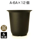 商品説明商品名A-6A プラスチック丸鉢×12個セット 内容A-6A（6号鉢）×12個サイズカラー外形：約177mm×172mm（直径×高さ）カラー：ブラック 注意点●園芸資材は商品の性質上、傷やホコリなどがついている場合もございます。 農家や栽培所で使うような扱いの商品ですので予めご了承くださいませ。最短出荷日基本的に営業日12時までの注文で即日出荷。 12時以降及び土日祝祭日、当店休業日のご注文は翌平日営業日以降に出荷をさせて頂きます。※即日出荷できない場合もございます。A-6Aプラスチック丸鉢（12個セット）Aシリーズ4号から7号まで5種類のサイズ展開があります。スッキリとしたシンプルな植木鉢です。こちらは6号鉢（外径約177mm）×12個入りです。
