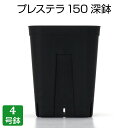 プレステラ150深鉢(4号鉢)プラスチック鉢 プランター 4号鉢 実生 育苗 多肉植物 サボテン 用