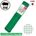 アニマルネット (緑) 1×50m ガーデニング 園芸 農具 農業 工具 道具 金星 キンボシ