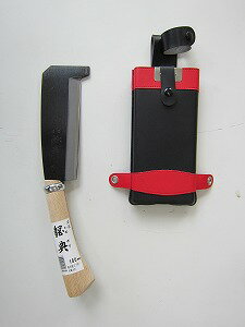 C-71 180mm鋼付箸付鉈コブ柄 木鞘（片刃） 鋼典 かねのり カネノリ 五十嵐刃物工業 園芸 ガーデニング ..