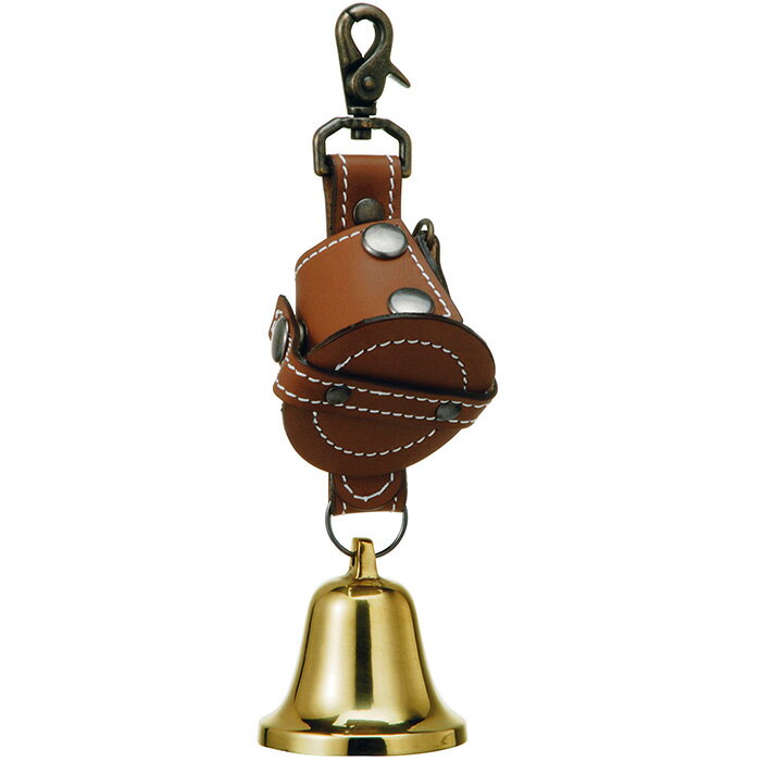 消音熊よけベル(大)革ホルダーケース付 農業 用具 工具 家庭菜園 収穫 刃物 浅野木工所 燕三条