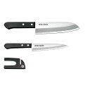 【5/9 16:59まで ポイント10倍】燕熟の技 三徳包丁166mm&ペティナイフ135mm&ミニ砥ぎ器 EJH-400 キッチン カトラリー おしゃれ 新生...