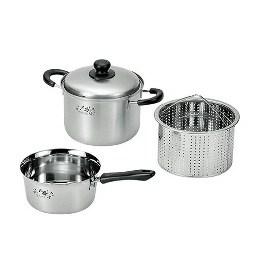 燕人の匠 ［桜吟］そそぎやすい鍋18cm＆パスタポット20cm ETS-1001 オール熱源対応 キッチン カトラリ..