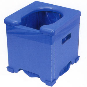 簡単組み立て！ポリプロピレン製非常用簡易トイレR-10