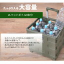 アウトドアワゴン キャリーワゴン キャリーカート 折りたたみ 4輪 頑丈 大容量 コンテナ 耐荷重 タフ 軽量 コンパクト 静音 コロコロ 自立 室内 屋外 アウトドアキャリー アウトドア キャンプ 大型 タイヤ マルチキャリー 3