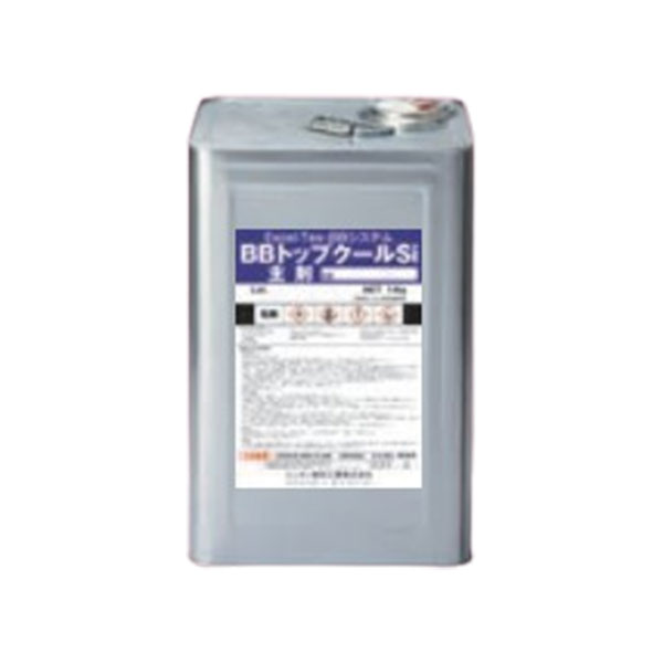 BBトップクールSi 主剤 14kg缶 遮熱トップ ユニオン建材工業 指定12色 2液反応硬化形シリコン変性樹脂塗料 弱溶剤系 高日射反射率塗料 日ソ