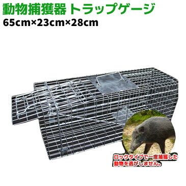 捕獲器 動物捕獲器 トラップゲージ 65cm×23cm×28cm 捕獲機 捕獲器 保護 踏板 踏み板