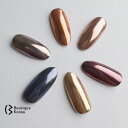 BoutiqueKorea KiraKira バービーパウダー 4.2g 全6色 ネイルパウダー 韓国ネイル ラメ ミラーネイル 高発色 うるうるネイル ネイルアート ネイル用品 セルフネイル