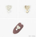 BoutiqueKorea KiraKira ハートパールパーツ 【1個】 全2色 ハートパーツ 韓国ジルコニアパーツ ジュエリーパーツ ネイルパーツ パールパーツ JP1 jw