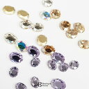 【半額!11日1:59迄】 BoutiqueKorea KiraKira 【6個&4個入り】 オーバルレースストーン 2サイズ 全4色 フラット 楕円 高品質ガラスストーン st