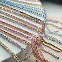 【半額!11日1:59迄】 BoutiqueKorea KiraKira カラーCUBICチェーン全11色 20cm カラフル ネイルストーンチェーン ネイルチェーンパールチェーン 韓国ネイル カラーチェーン oa