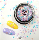 BoutiqueKorea KiraKira ラブリーハートグリッター 3mmサイズ 万能 韓国グリッター 韓国ネイル