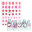 BoutiqueKorea KiraKira ティントポイントネイルシール 全2種 チークシール 韓国 ネイル ネイルシール チークネイル ネイルステッカー si