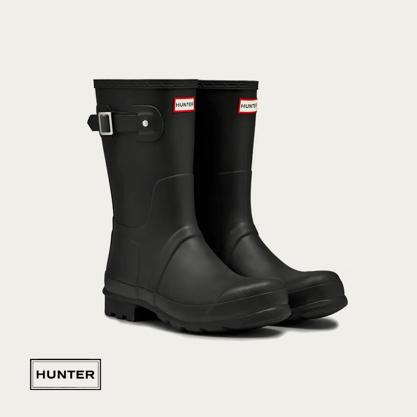 【HUNTERJAPAN正規品】 正規コントロールカード付属 HUNTER | MENS 長靴 ショート丈