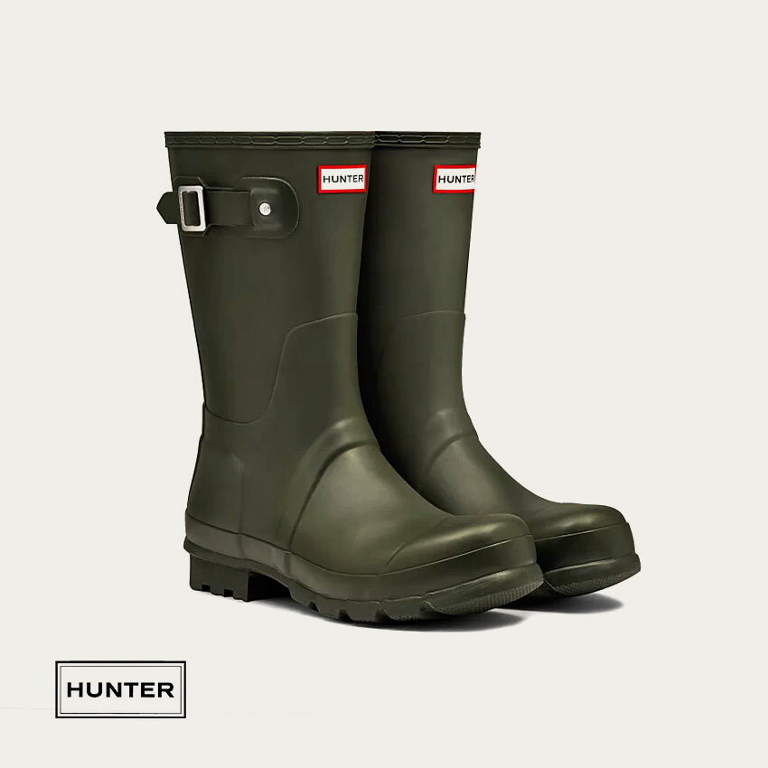 【HUNTERJAPAN正規品】 正規コントロールカード付属 HUNTER | MENS 長靴 ショート丈