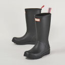 HUNTERハンター オリジナルプレイトールブーツ ブラック 22cm-26cm 商品番号:WFT2007RMA