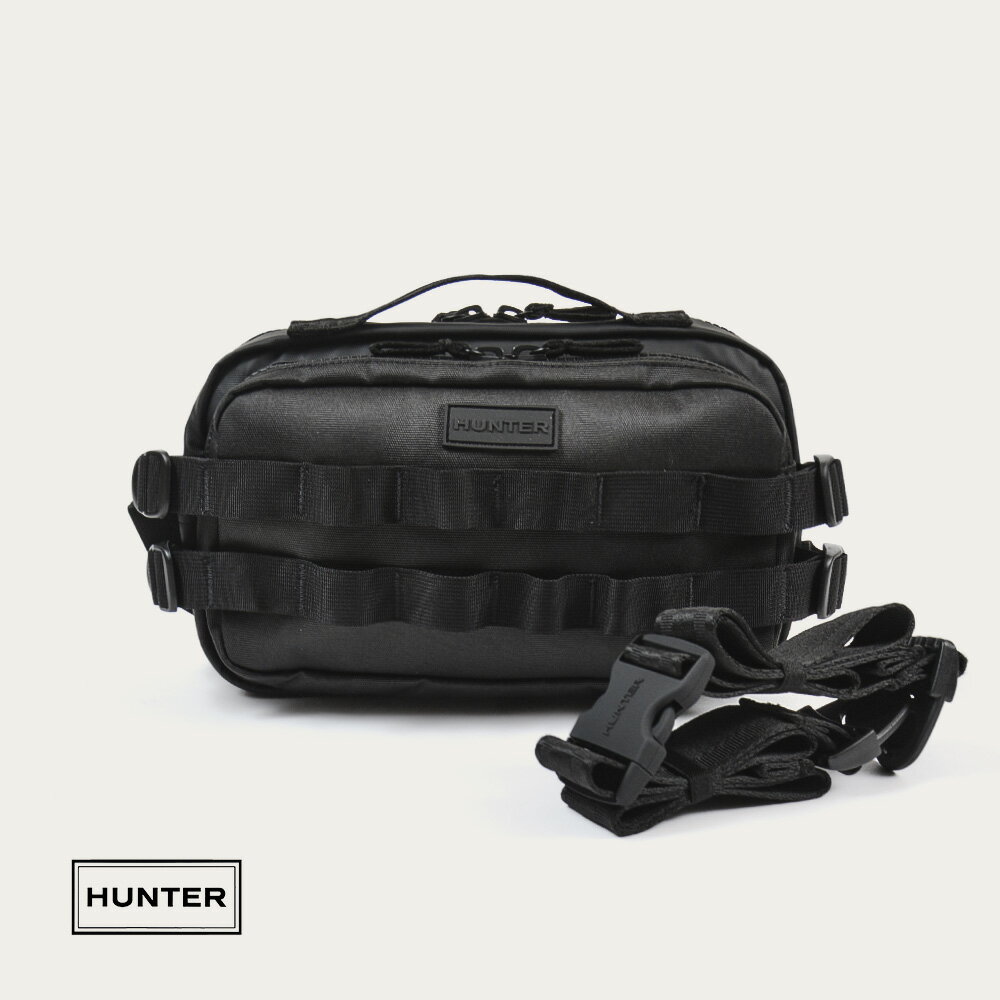 ハンター ウエストポーチ レディース HUNTER エクスプローラー マルチウェイクロスボディバッグ ブラック UBX1174CPL