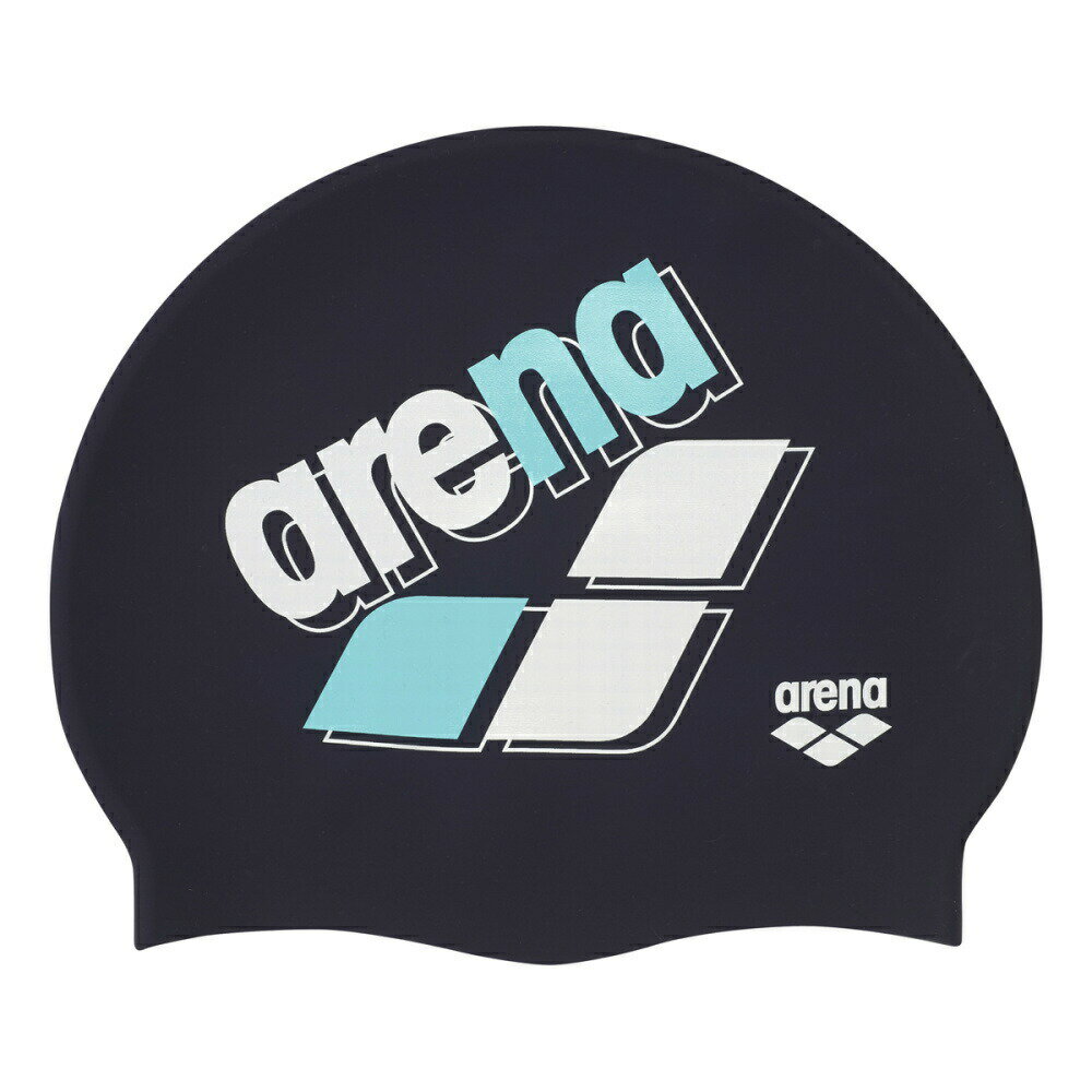 【6/4 20時～エントリーでP5倍】arena アリーナ ARN-4403 スイムキャップ 水泳 水泳帽 キャップ ネイビ..