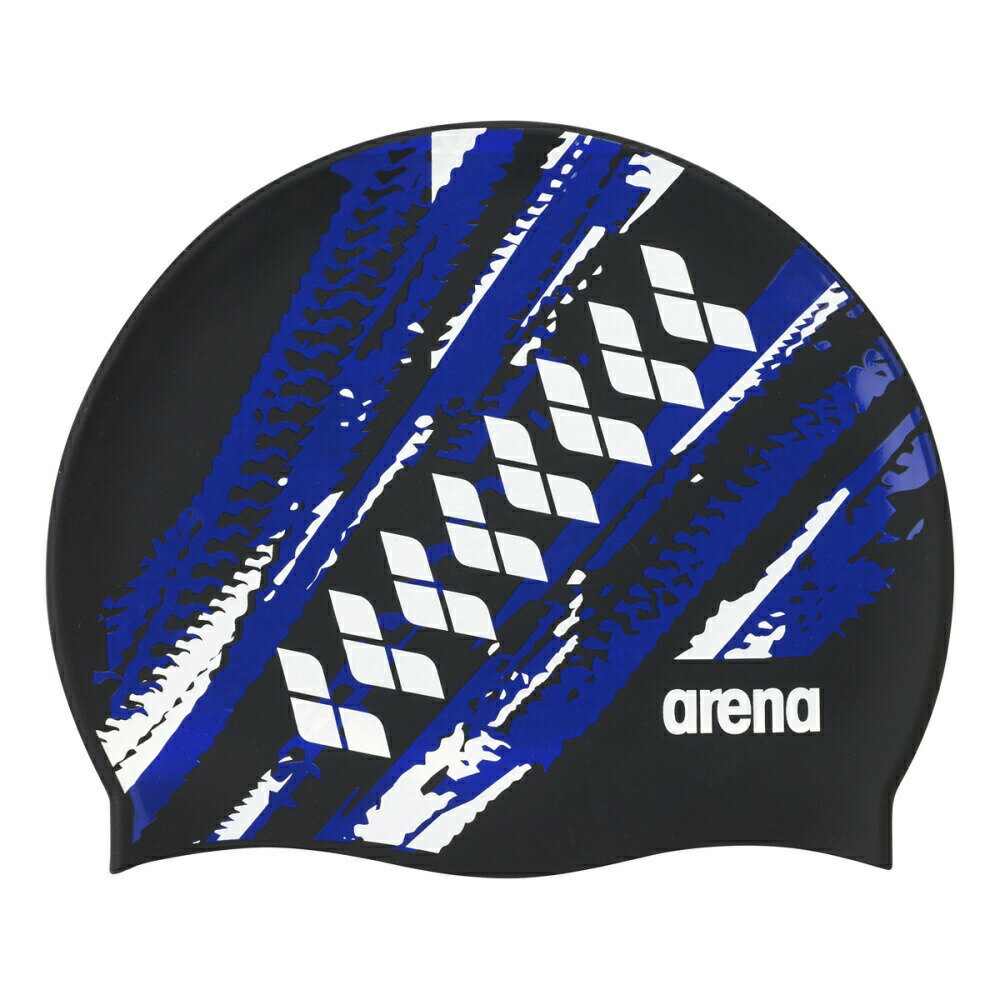 arena アリーナ ARN-4404 スイムキャップ 水泳 水泳帽 キャップ ブラックXブルー スイミング