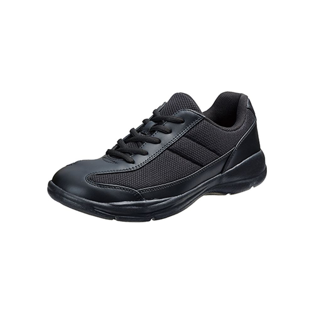 Walking Shoes - ASAHI アサヒ メンズ 軽量ウォーキングシューズ M533 ブラック KF71342 4E 24.5〜28.0cm 内ファスナー 衝撃吸収 反射