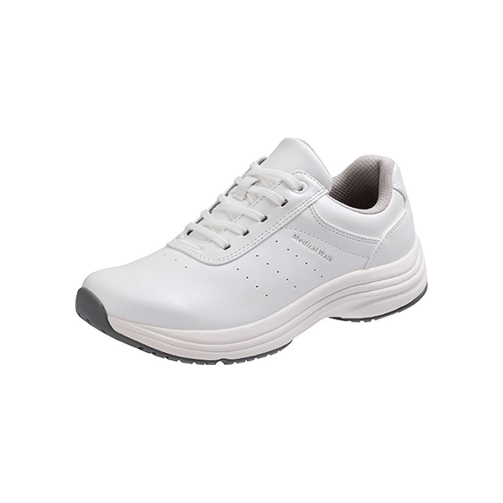 ASAHI アサヒ レディース ウォーキングシューズ 内ファスナー WK L041 KV78571AA ホワイトメタリック アサヒ メディカル ウォーク 4E 22.0〜25.0cm 敬老の日