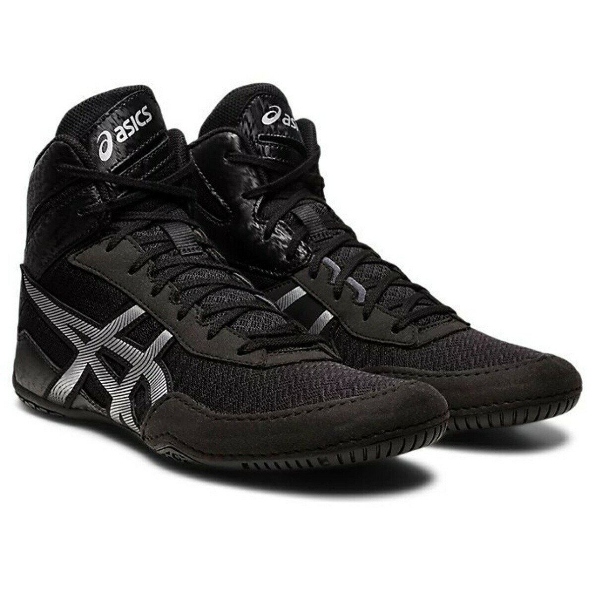 【ポイント10倍！要エントリー】asics アシックス 1081A053 レスリング シューズ メンズ MATCONTROL 3 BLACK/PURE SILVER